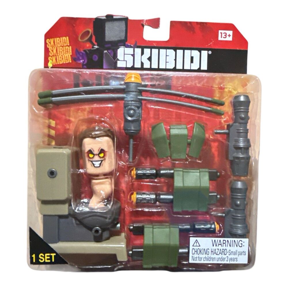 Skibidi Toilet G-Toilet Deluxe Mod Set Action Figure Bonkers Toys New